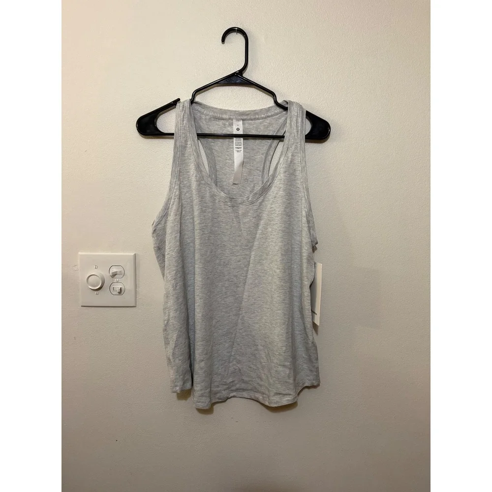 Lululemon Love Tank Heather Core Gray Size 10 NWT